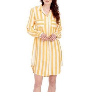 Hope & Harlow striped shirt dress